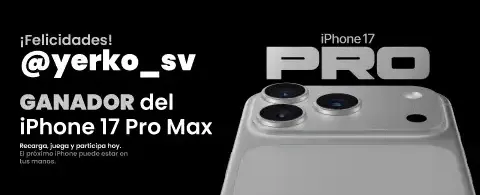 ¡Gana el iPhone 17 Pro Max! 📱